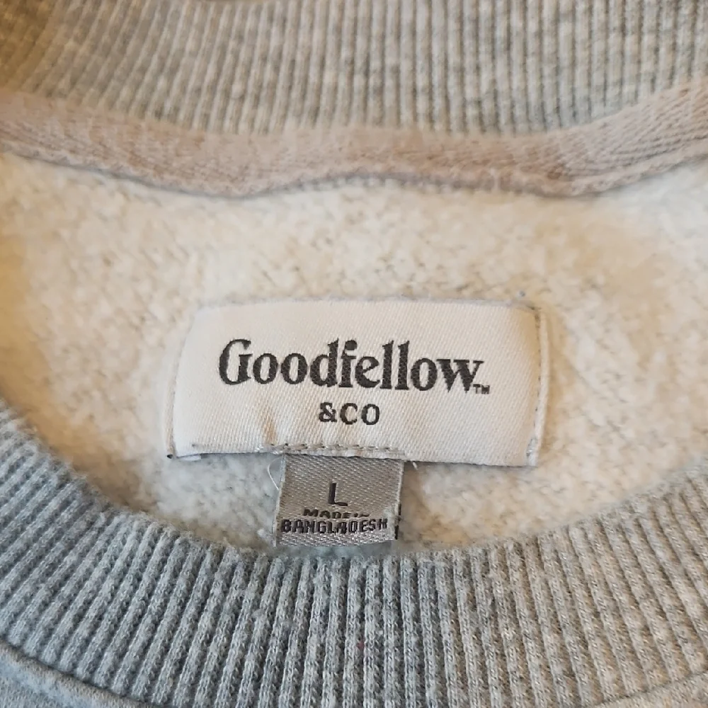 Men's Goodfellow & Co. Light Gray Soft Crewneck Sweater Size Large - Picture 8 of 10